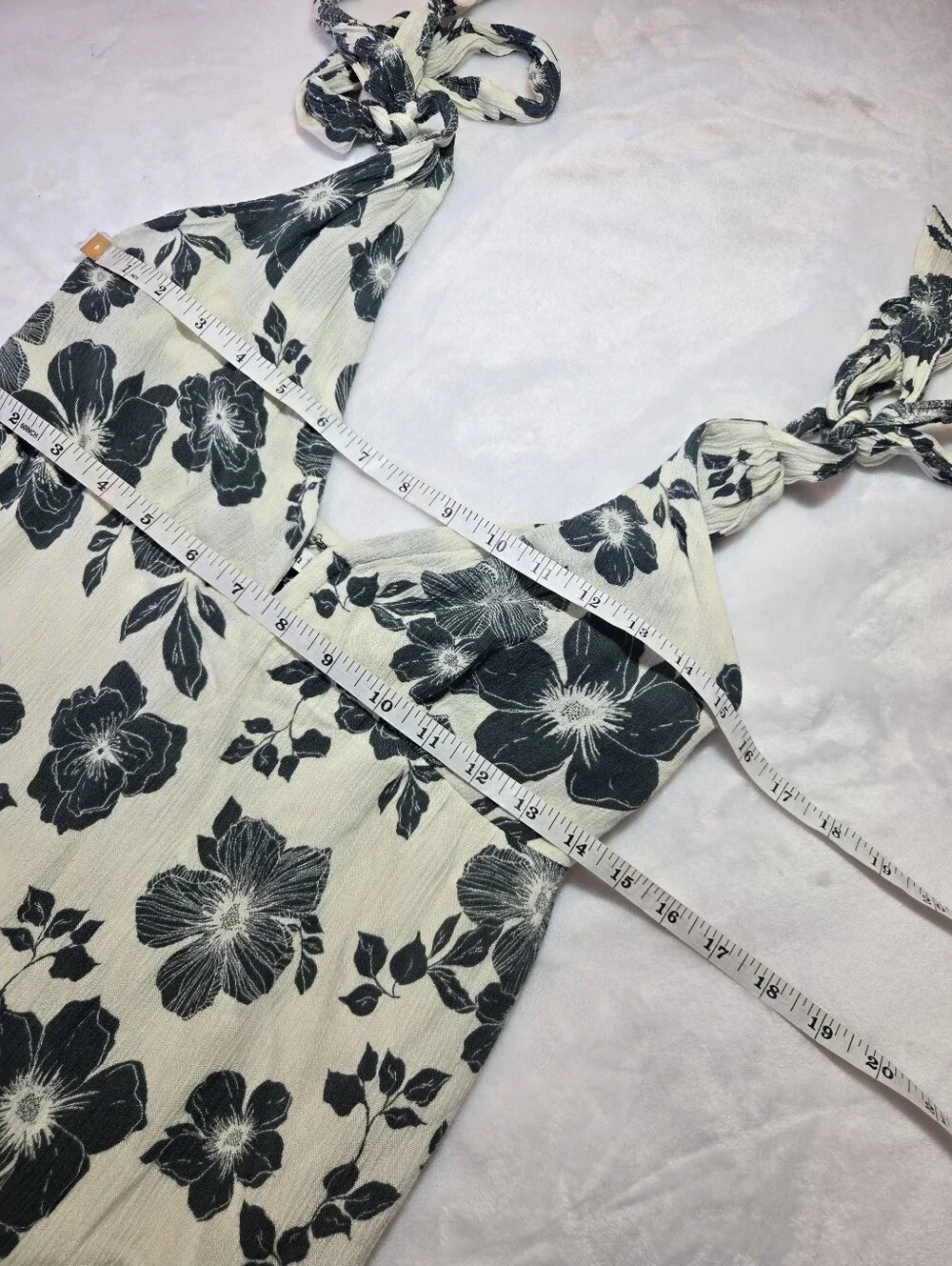 Abercrombie & Fitch Maxi Dress Women's XS Flowers Boho Summer Y2k Cottagecore